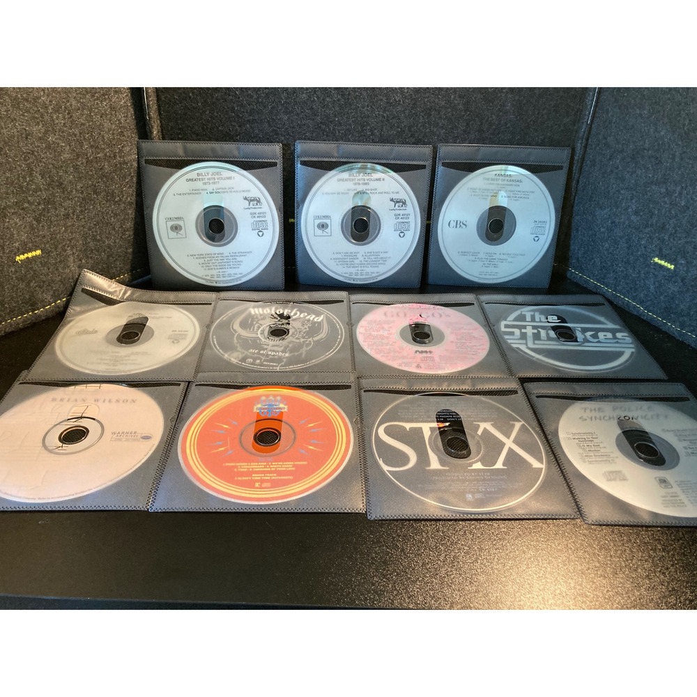 11 CD Rock Alternative Lot Police Strokes Motörhead Billy Joel Boston Go-Go's
